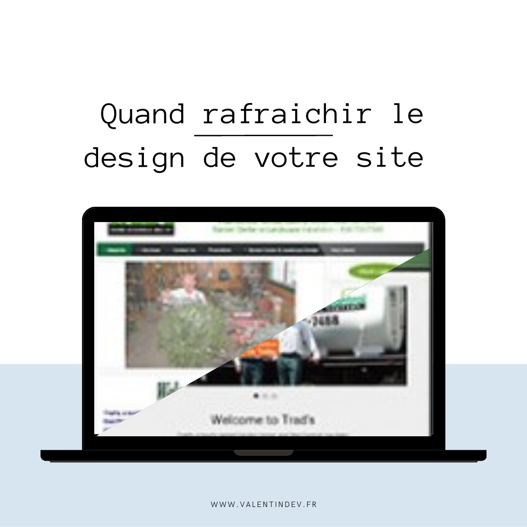 article rafraichir design site web