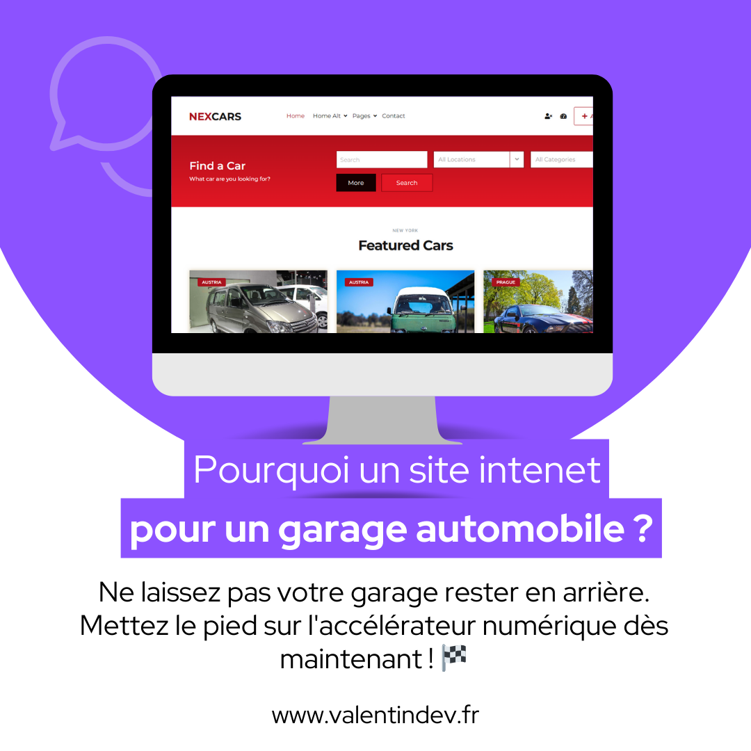 article site web pour garage automobile