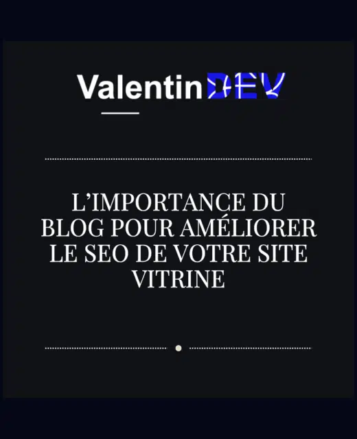 Limportance du blog pour ameliorer le SEO de votre site vitrine