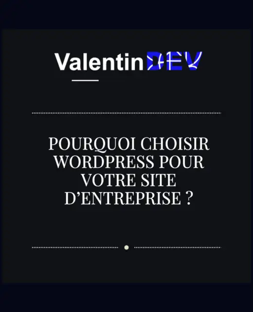 Pourquoi choisir WordPress pour votre site dentreprise
